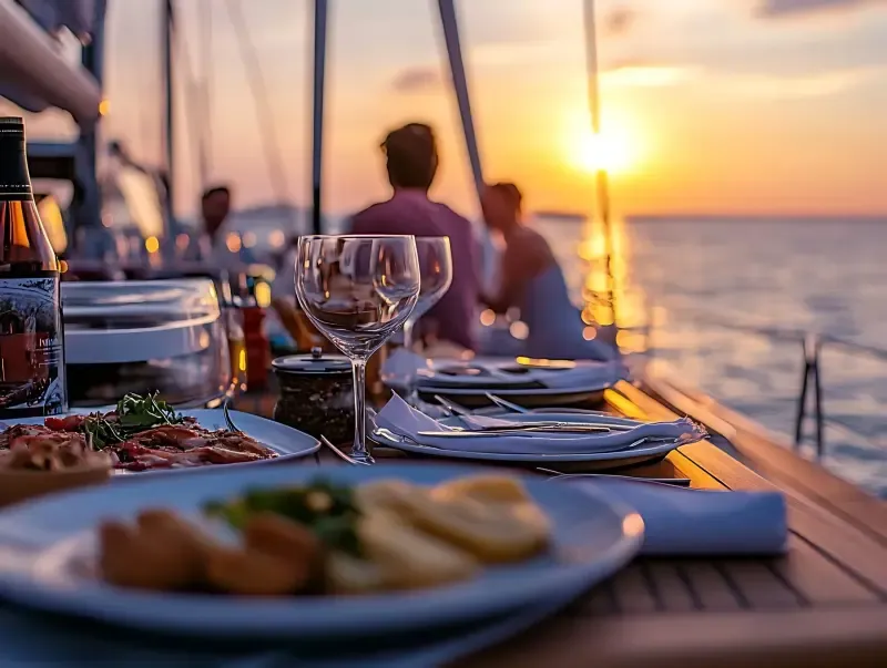 image 4 - Navega y cena con el Sunset VIP Catamarán