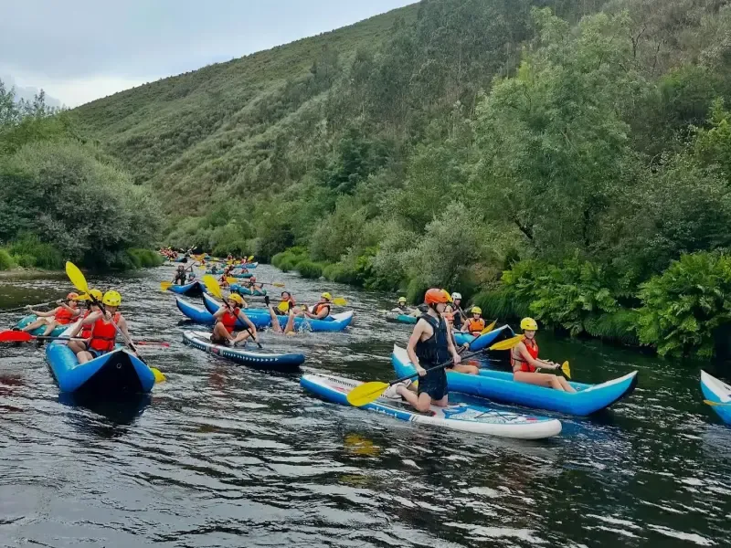 Passeios de canoa no rio Paiva, perto do Porto. - 2