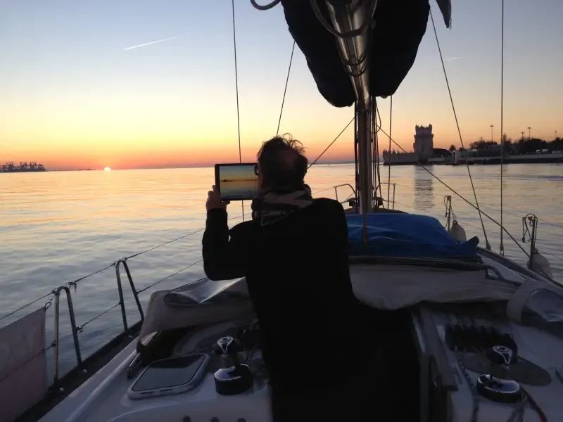 Passeio de barco ao pôr do sol em Lisboa - 3