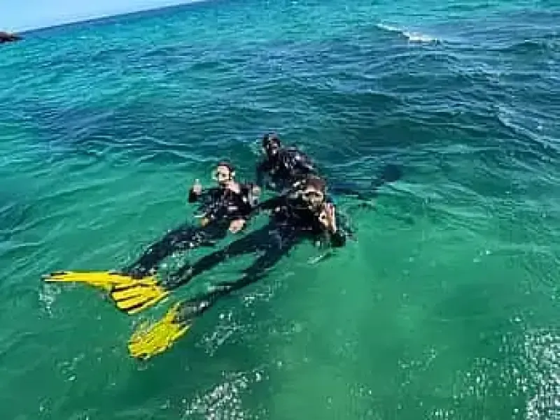 My first scuba Dive into the Ocean from Albufeira - 3