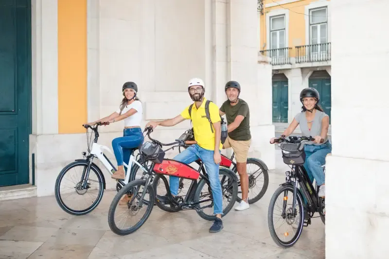 image 4 - Lisbon E-Bike Guided Tour Commerce Square, Mouraria and Alfama