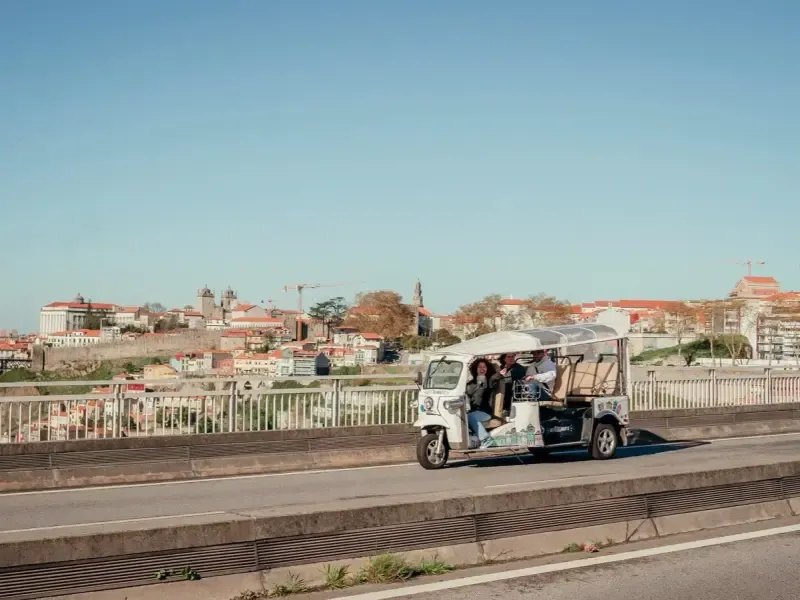 2-Hour Private Electric Tuk Tuk Sightseeing Tour Historic Porto - 3