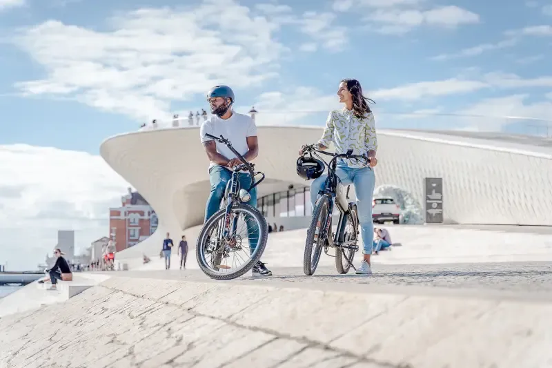 Visita guiada de bicicleta elétrica em Belém Explore Lisboa à beira rio - 3