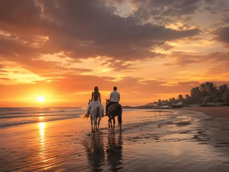 image 4 - Passeio a cavalo ao pôr-do-sol na praia de Esposende