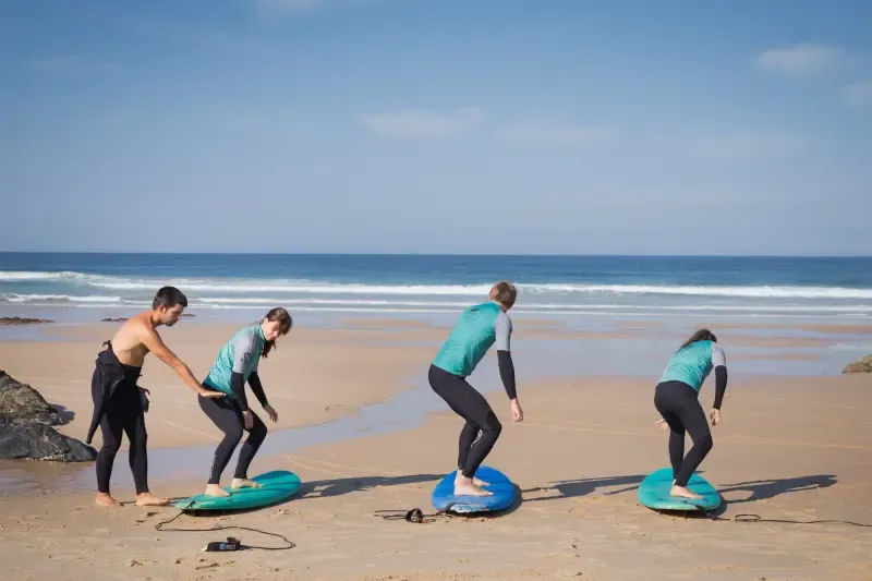 Lección grupal de surf en Vila Nova de Milfontes, Alentejo - 2