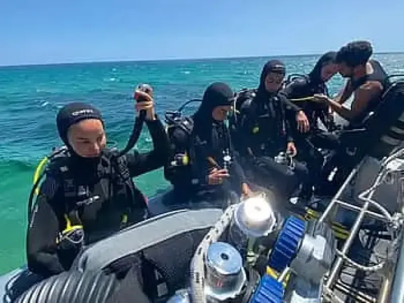 My first scuba Dive into the Ocean from Albufeira - 2