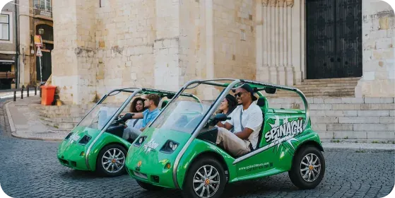 Tour en tuk-tuk eléctrico en Portugal