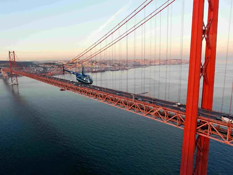 Belém Highlights - Helicopter Tour over Lisbon