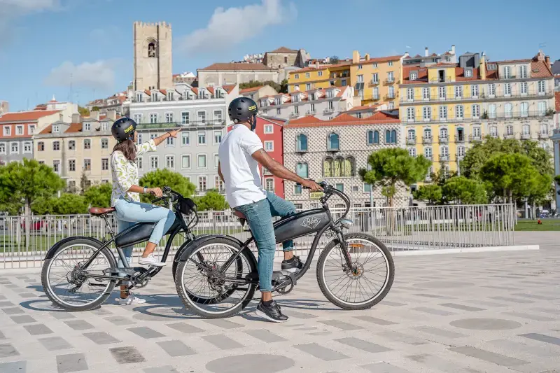 Lisbon E-Bike Guided Tour Commerce Square, Mouraria and Alfama