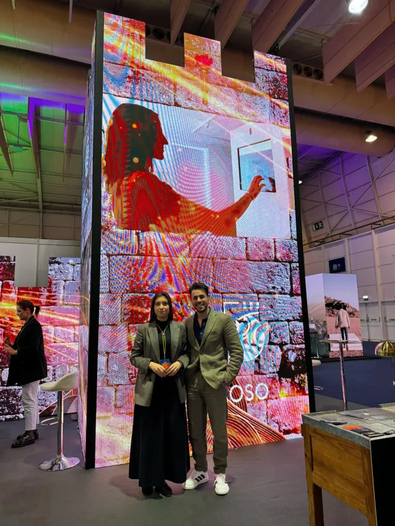 SEE Countries team at a tourism exhibition display during BTL 2025 in Lisbon