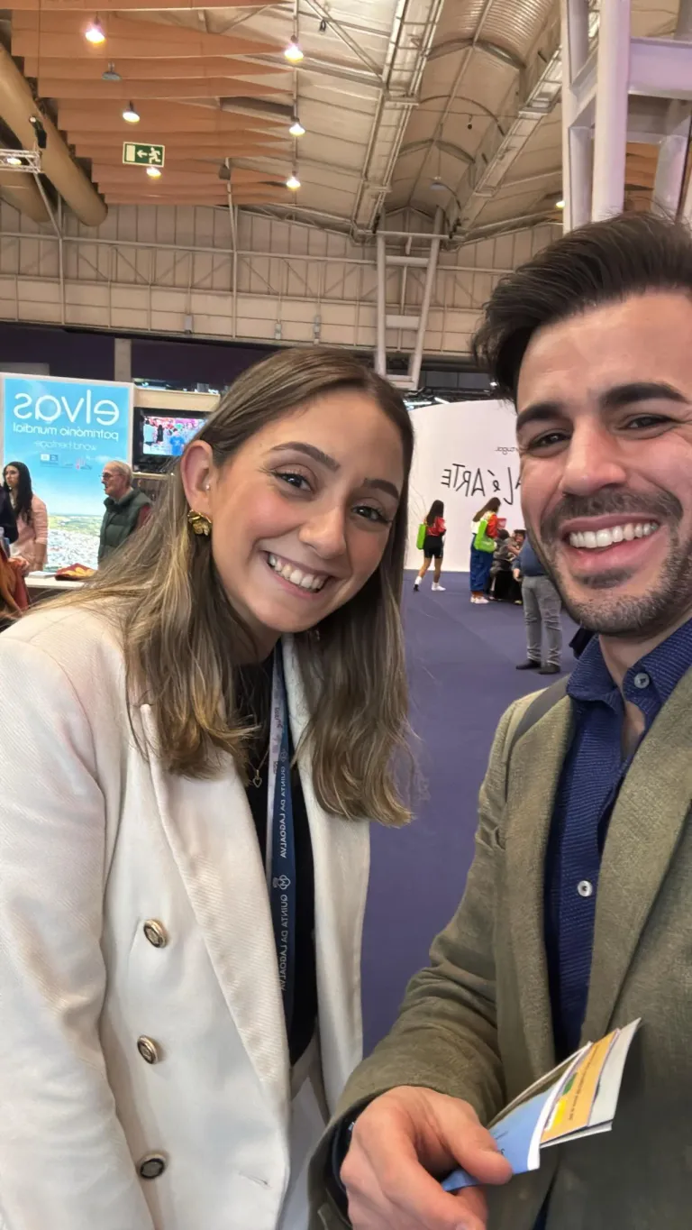 Renato Calvão and a SEE Countries team member networking at BTL 2025