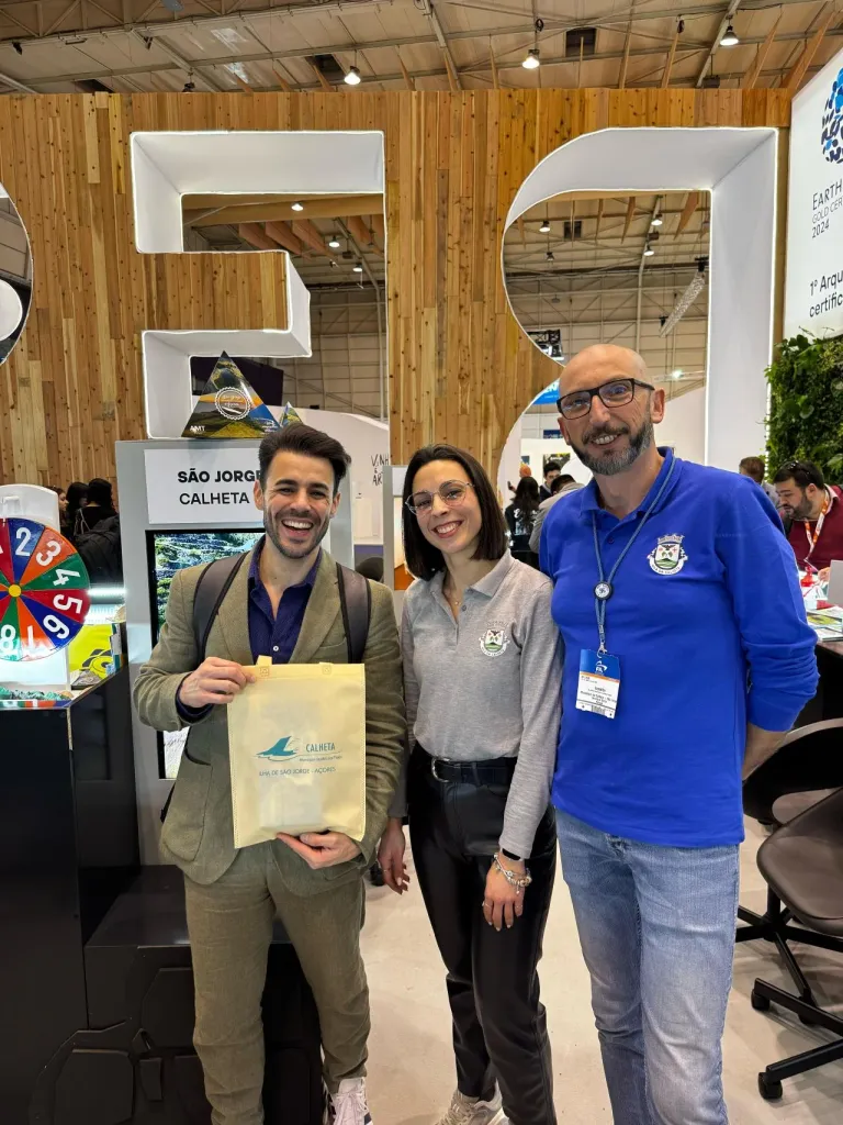 Renato Calvão meeting tourism professionals and partners at BTL 2025 in Lisbon
