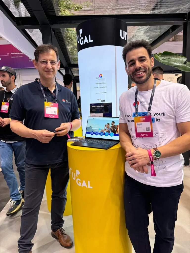 SEE Countries team at the Startup Portugal area during Web Summit 2024 in Lisbon